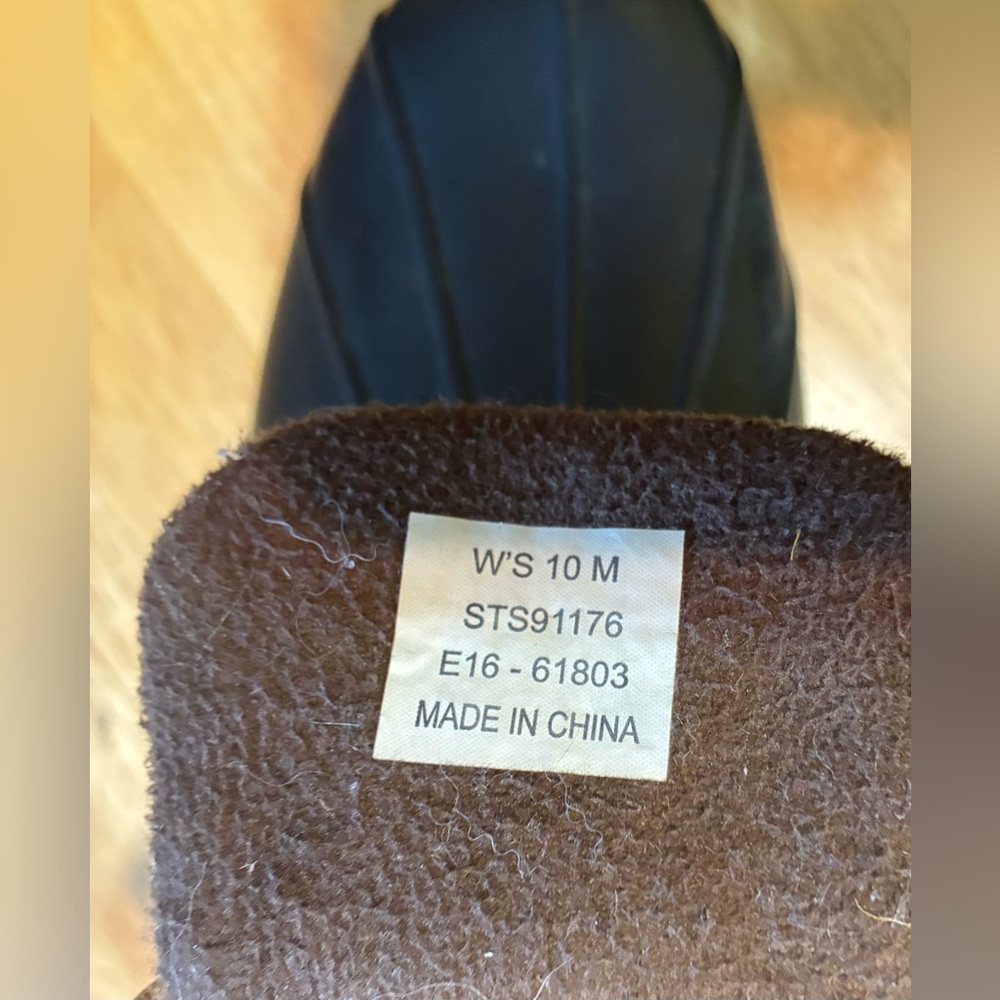 Ladies Sperry Brown Leather Water resistant Boots-10 - Picture 7 of 7